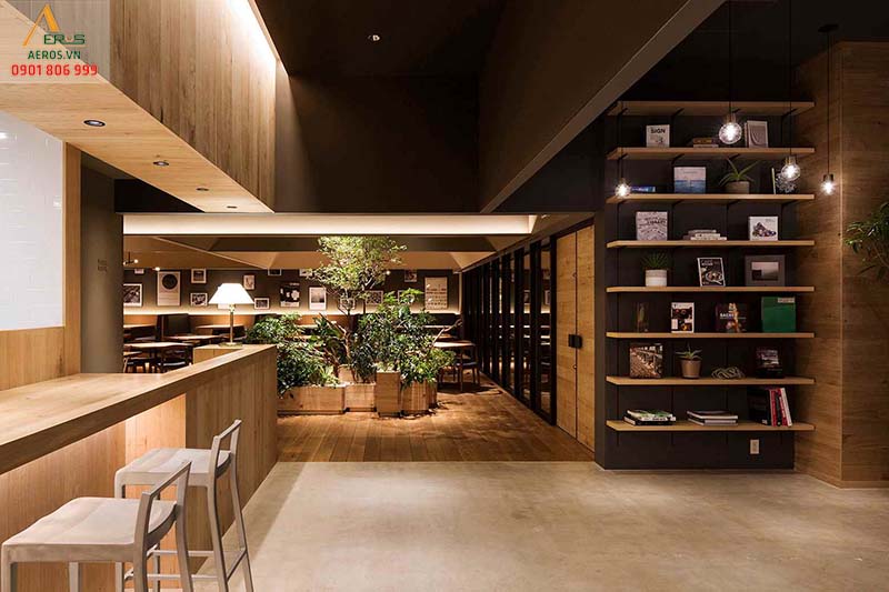 thiết kế nội thất nhà hàng Nhật Bản